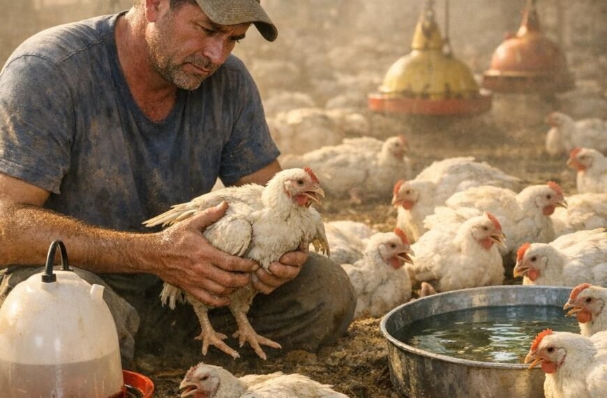 Weak, Droopy, or Heat-Stressed Chickens This Simple Support Drink Can Help Fast